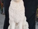 sculpture pierre chien